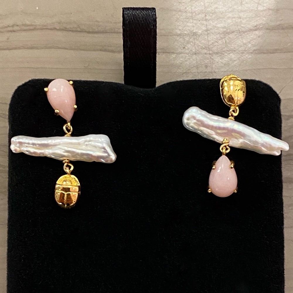 Pamela Love Biwa Pearl Drop Earrings